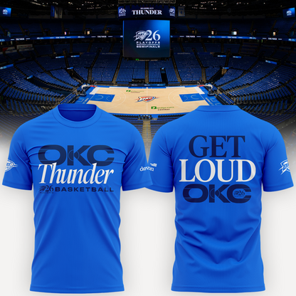 Special Edition 2026 Oklahoma City Thunder Playoffs Round 2 Game 1 T-Shirt