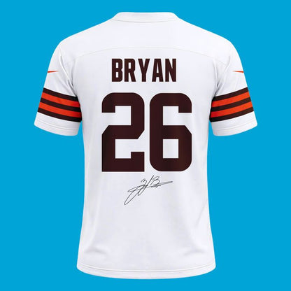 2026 Exclusive Version Jersey Signed Zach Bryan x Cleveland Browns “With Heaven On Tour” Huntington Bank Field