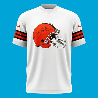 Exclusive 2026 T-Shirt Signed Zach Bryan x Cleveland Browns “With Heaven On Tour” Huntington Bank Field for fans
