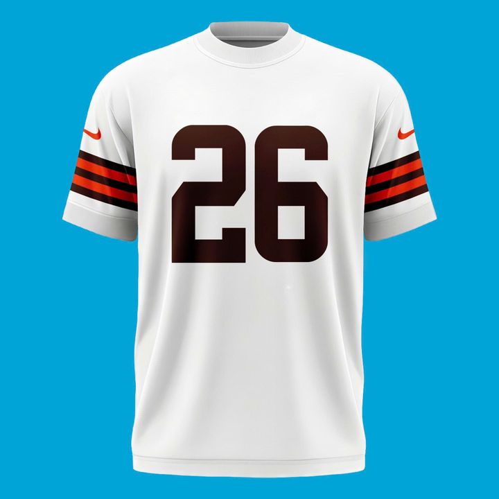 Exclusive 2026 T-Shirt Signed Zach Bryan x Cleveland Browns “With Heaven On Tour” Huntington Bank Field