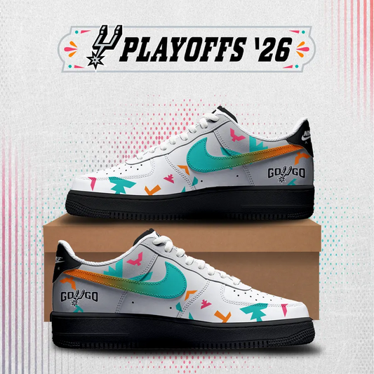 Limited Edition Spurs Playoff Air Force 1 Sneakers 2026
