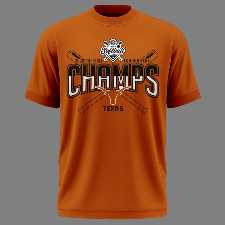 Special New Edition Texas Softball Champions Orange Tshirt 2026