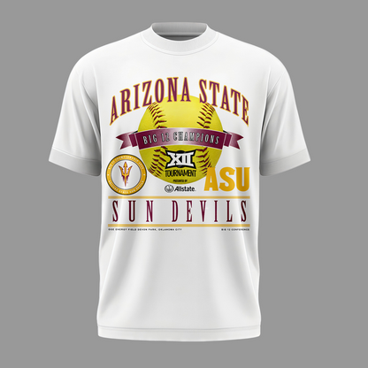 Arizona State Sun Devils 2026 Softball Tournament Champions T-shirt