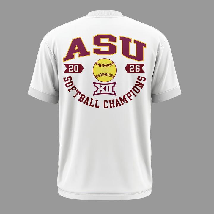 Arizona State Sun Devils 2026 Softball Tournament Champions T-shirt