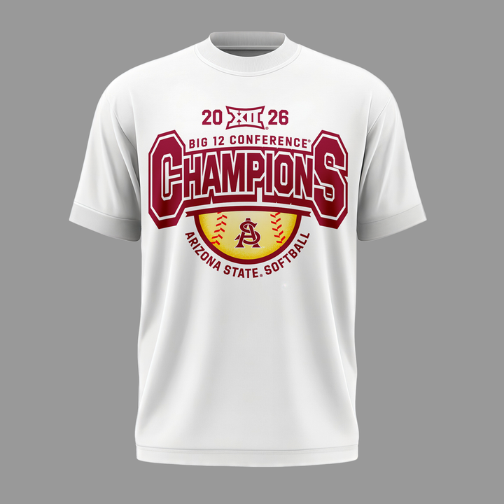 Arizona State Sun Devils 2026 Softball Tournament Champions T-shirt