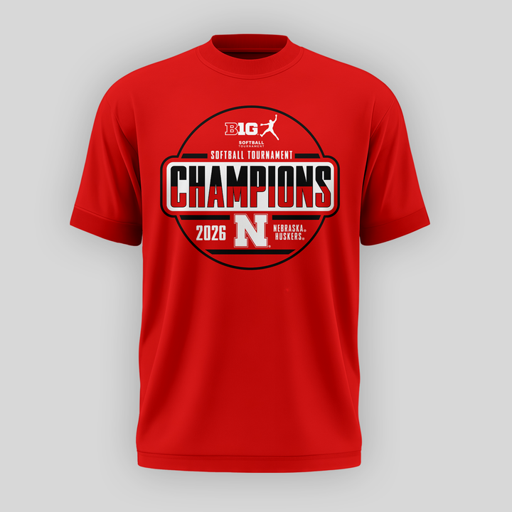 Nebraska Huskers Softball Tournament Champions shirt