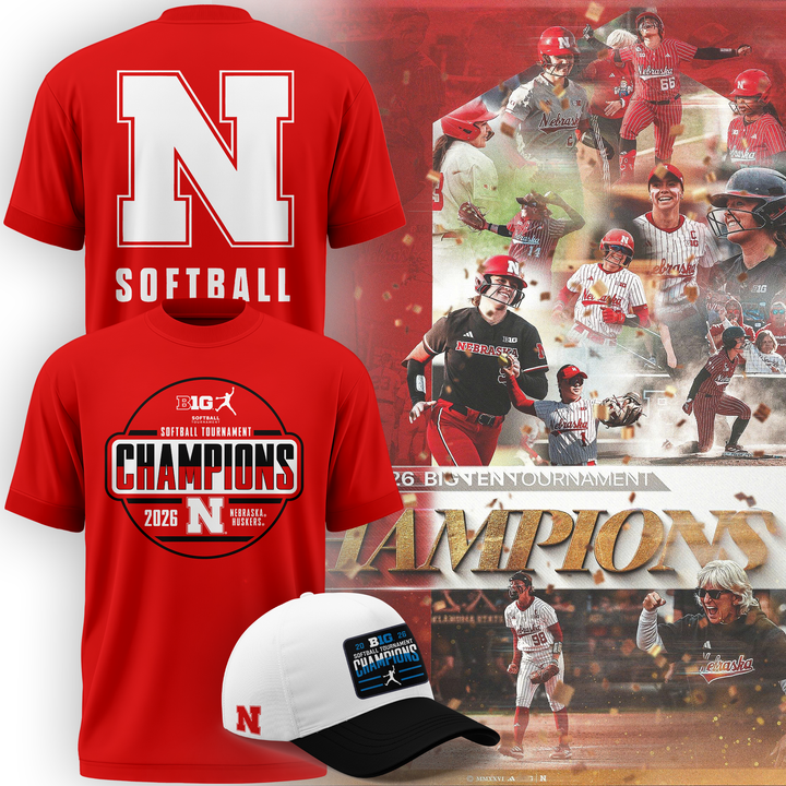 Nebraska Huskers Softball Tournament Champions shirt