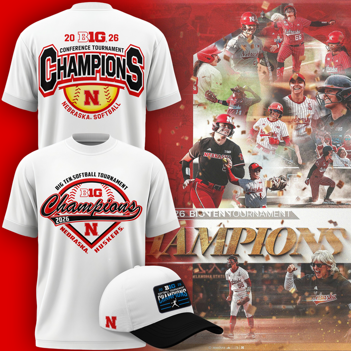 Nebraska Huskers Softball Tournament Champions shirt