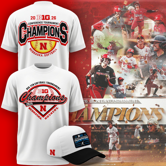 Nebraska Huskers Softball Tournament Champions shirt