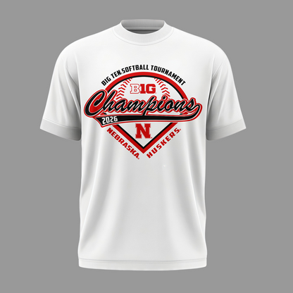 Nebraska Huskers Softball Tournament Champions shirt