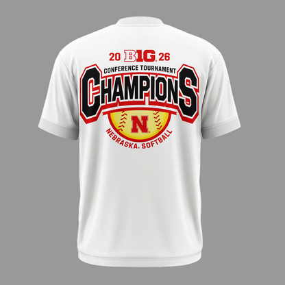Nebraska Huskers Softball Tournament Champions shirt