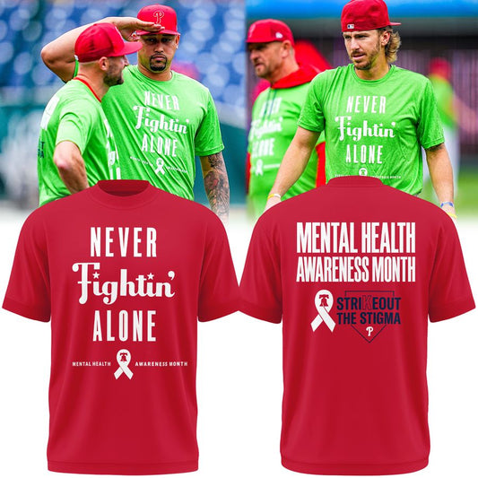 Never Fightin' Alone 💚 Black T-Shirt