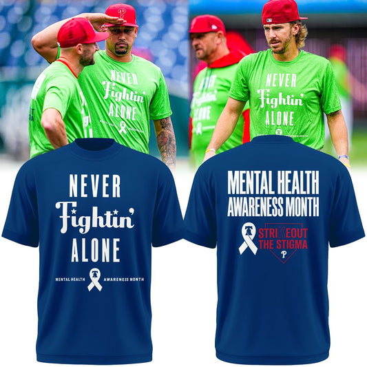 Never Fightin' Alone 💚 Black T-Shirt