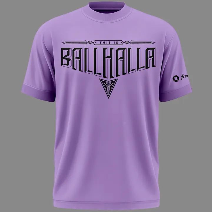 2026 Exclusive Version T-Shirt "BALLHALLA" Golden State Valkyries.