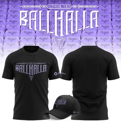 2026 Exclusive Version T-Shirt "BALLHALLA" Golden State Valkyries for fans