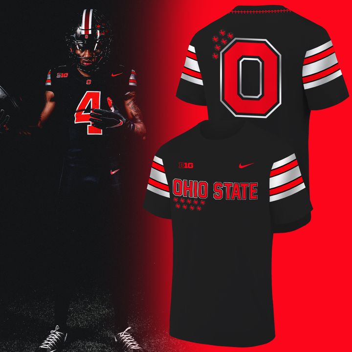 Ohio State Football New All-Black Tshirt