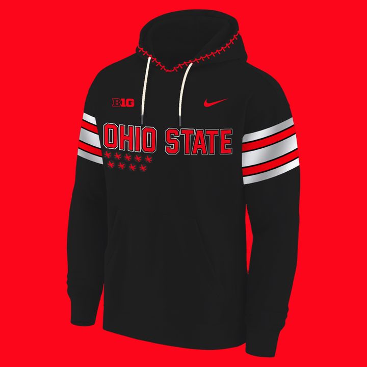 Ohio State Football New All-Black Hoodie