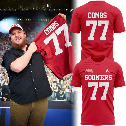 Oklahoma Sooners x Luke Combs 2026 Tour T-Shirt - Limited Edition