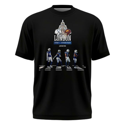 Indianapolis Colts heading to London Black T-Shirt