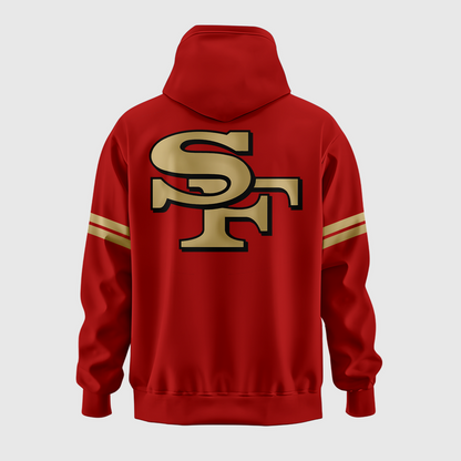 1.2026 Exclusive San Francisco 49ers 80th Year Anniversary Hoodie