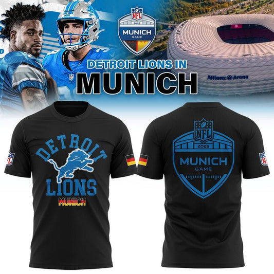 Detroit Lions Munich game 2026 T-Shirt