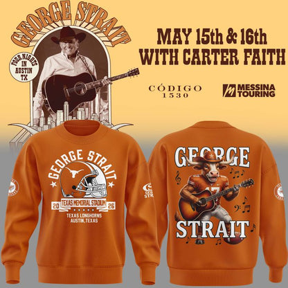 Limited Edition Sweatshirt GStrait x Texas Longhorns tour 2026