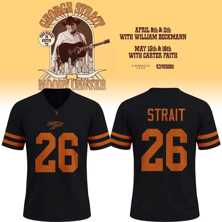Limited edition GS x Texas Longhorns 2026 Football Jersey