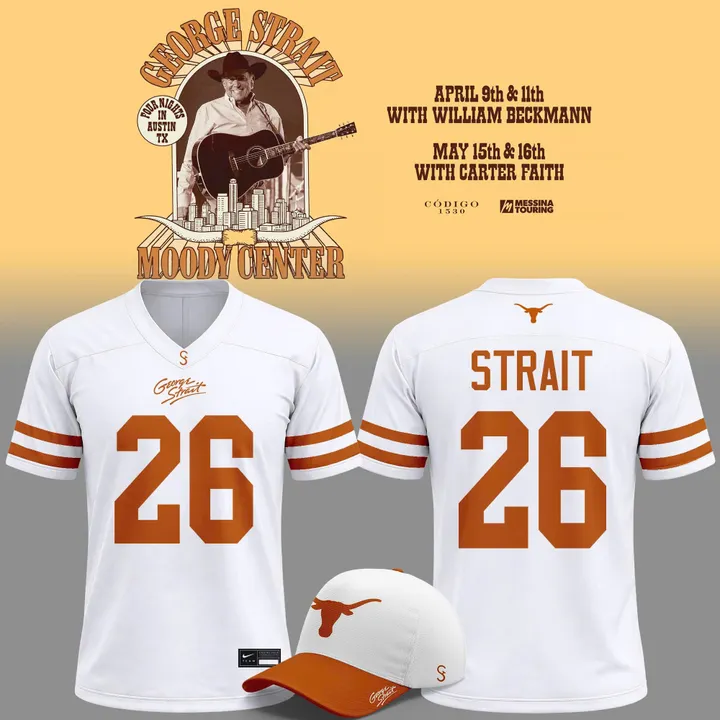 Limited edition GS x Texas Longhorns 2026 Football Jersey