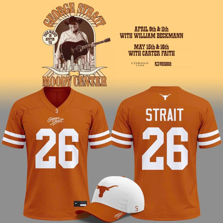 Limited edition GS x Texas Longhorns 2026 Football Jersey