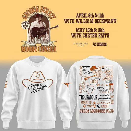 Limited Edition Sweatshirt GStrait x Texas Longhorns tour 2026