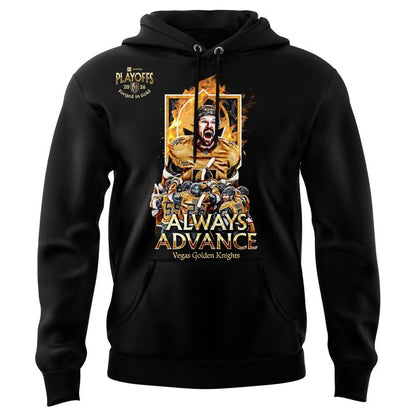 VGN Knights﻿ "Forged in Gold" Playoffs 2026 Hoodie