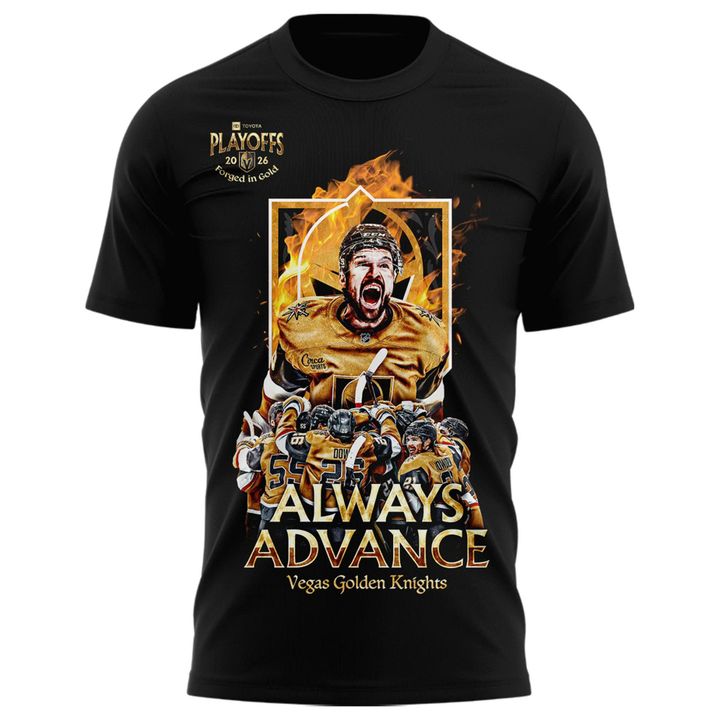 VGN Knights﻿ "Alway Advance" Playoffs 2026 T-Shirt