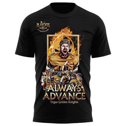 VGN Knights﻿ "Alway Advance" Playoffs 2026 T-Shirt