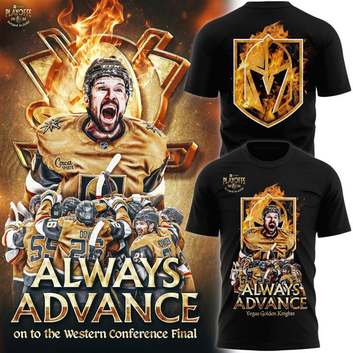 VGN Knights﻿ "Alway Advance" Playoffs 2026 T-Shirt