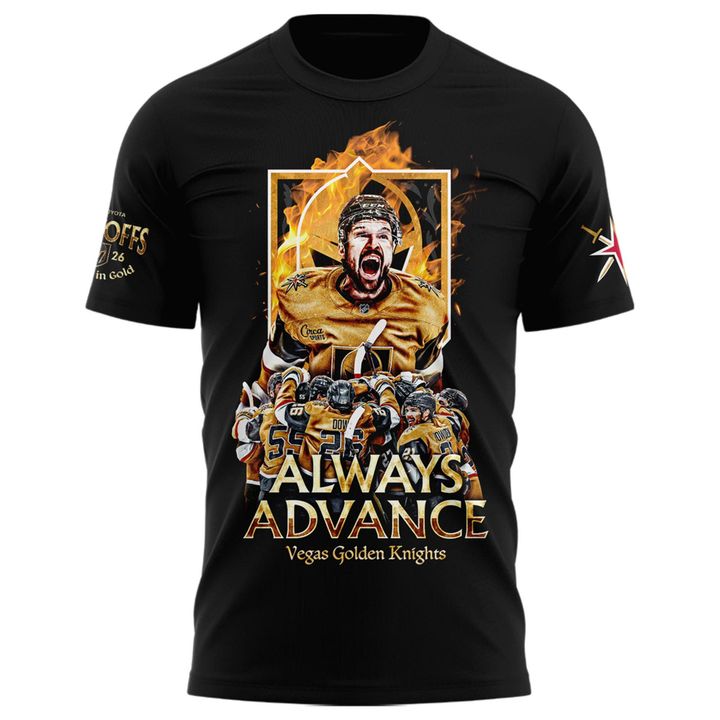 VGN Knights﻿ "Alway Advance" Playoffs 2026 T-Shirt