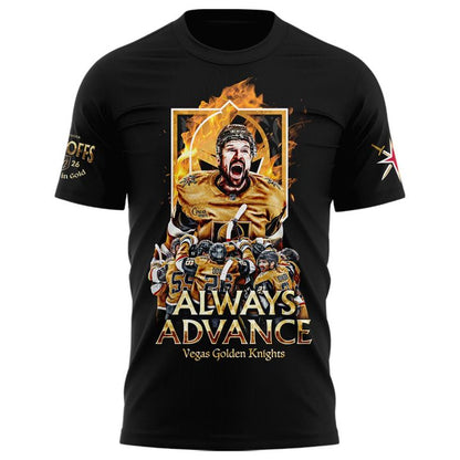 VGN Knights﻿ "Alway Advance" Playoffs 2026 T-Shirt