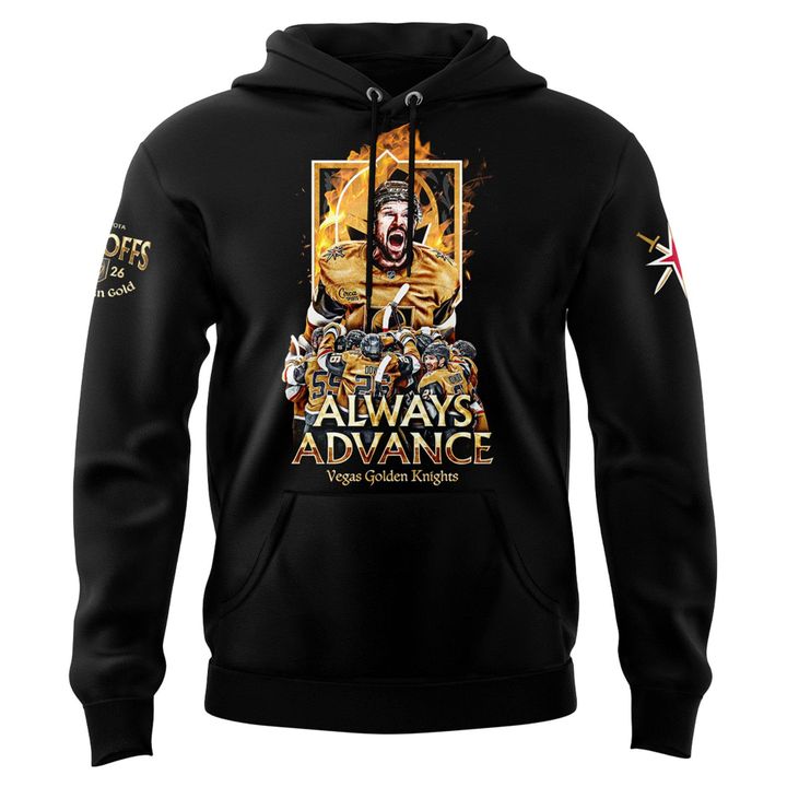 VGN Knights﻿ "Forged in Gold" Playoffs 2026 Hoodie
