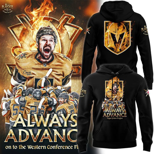 VGN Knights﻿ "Forged in Gold" Playoffs 2026 Hoodie