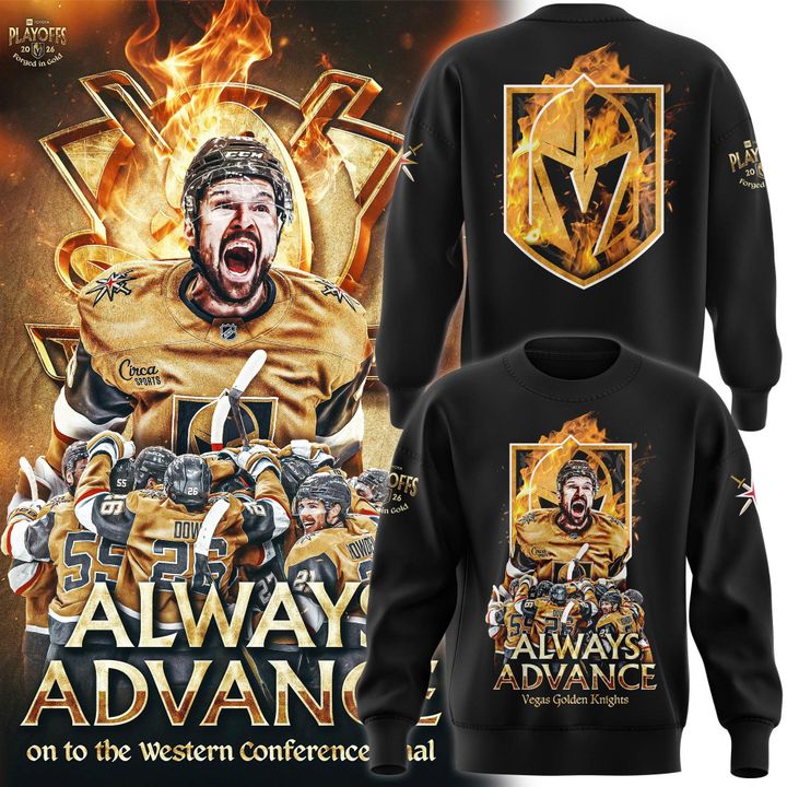 VGN Knights﻿ "Alway Advance" Playoffs 2026 Sweatshirt