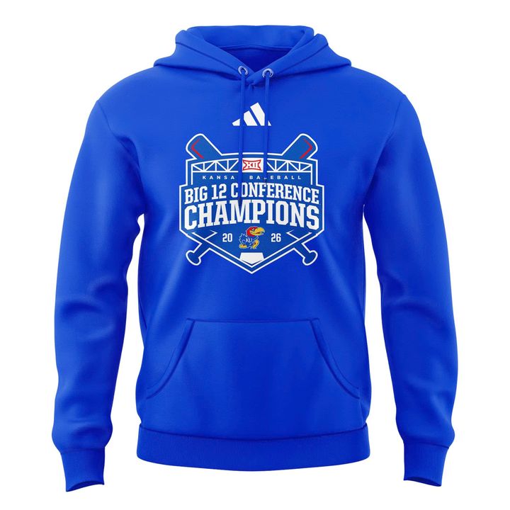 Kansas Jayhawks baseball 2026 Conference Regular Season Champions Hoodie