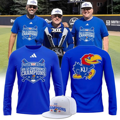 Unisex adidas Royal Kansas Jayhawks 2026 Baseball Regular Season Champions Long Tee