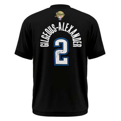 Shai Gilgeous Alexander BACK-TO-BACK MVP Black T-Shirt