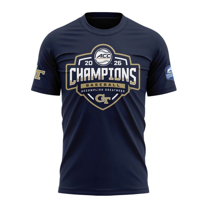 Georgia Tech Baseball TOURNAMENT AND REGULAR SEASON CHAMPIONS T-Shirt