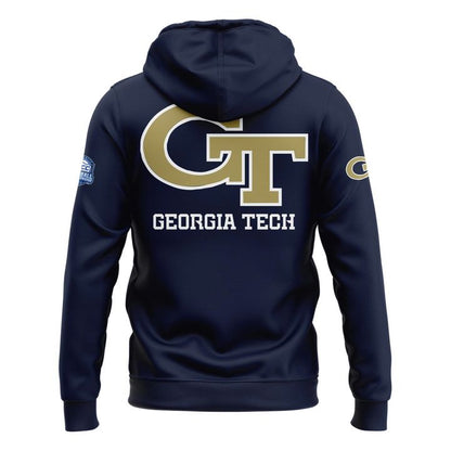 .GT.Yellow Jackets 2026 ACC Tournament & Regular Season Back2Back Champions Hoodie