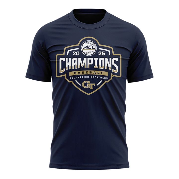 Georgia Tech Baseball TOURNAMENT AND REGULAR SEASON CHAMPIONS T-Shirt