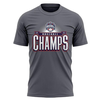 East Carolina Pirates 2026 American Baseball Champions T-Shirt - Gray v3