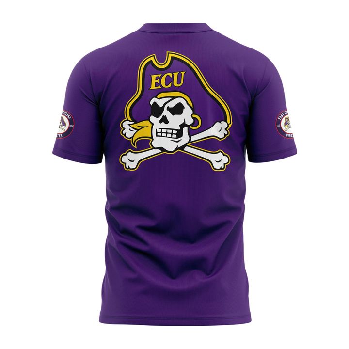 East Carolina Pirates 2026 American Baseball Champions T-Shirt- Purple v2