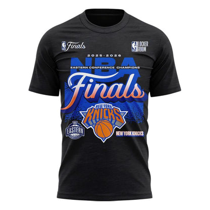 Men's New York Knicks Charcoal 2026 NBA Eastern Conference Champions Locker Room T-Shirt