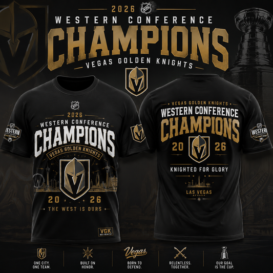 2. VGK   2026 Western Conference Champions T-Shirt