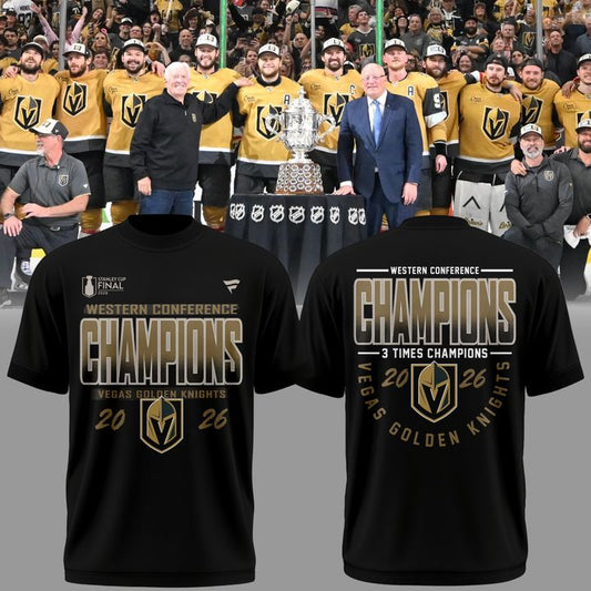 VGK   WESTERN CONFERENCE CHAMPIONS Tshirt 2026